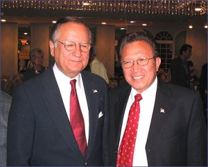 with Frank Padavan, NY Senator