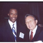Jun w/ J.C. Watts, former Congressman of OK