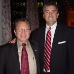 Jun Policarpio with NY State Senator Michael Balboni